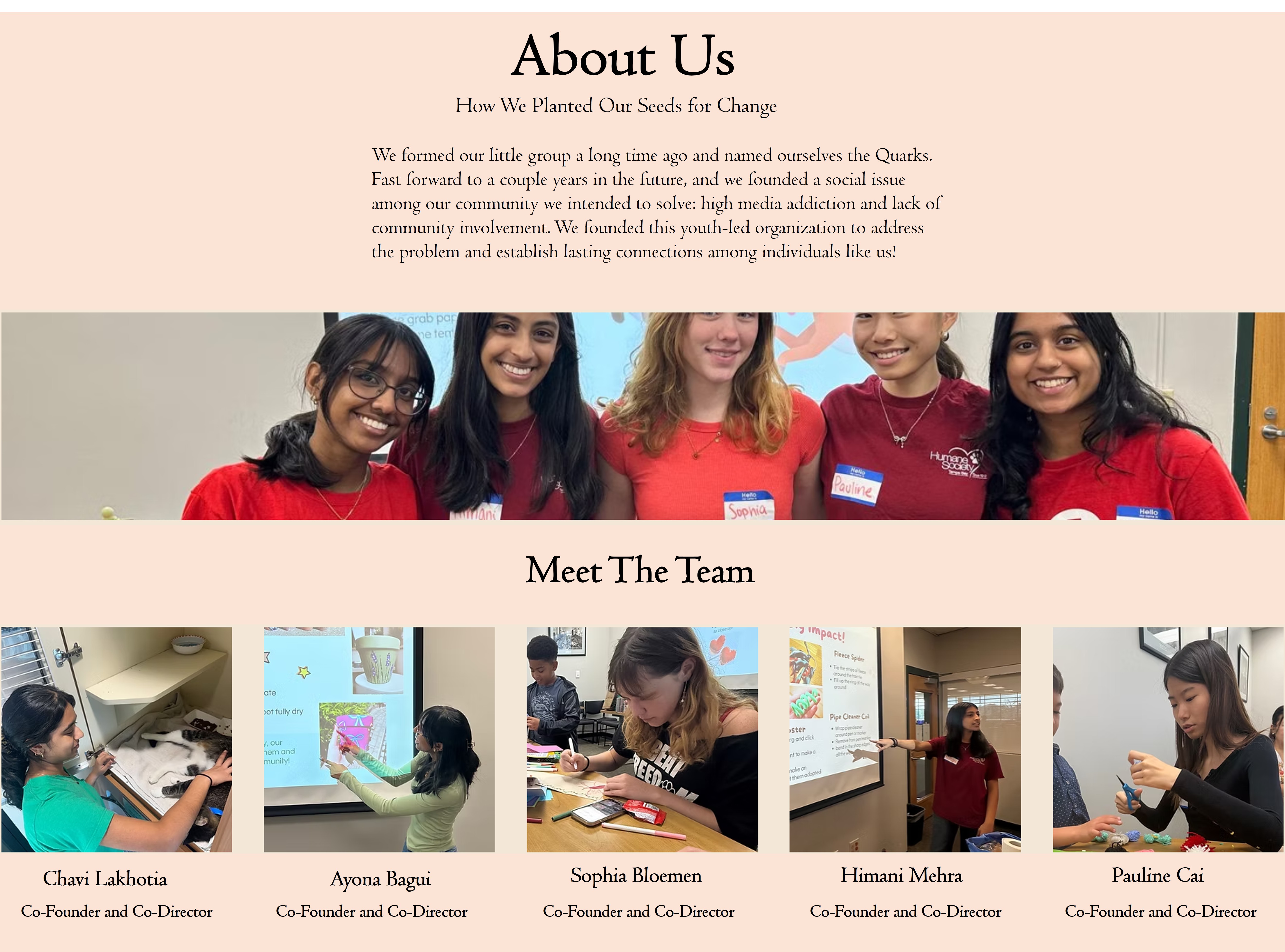 About The Seeds of Change